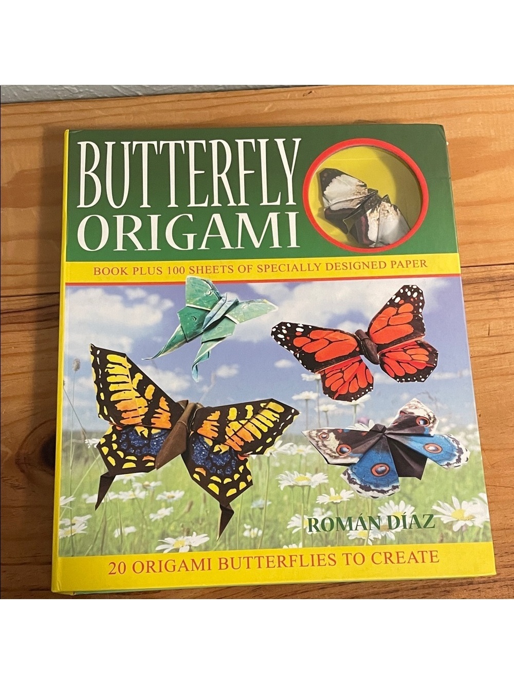 Kids Butterfly Origami Book with Colorful Butterfly Artwork